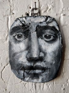 Corrine Bayraktagalu, portrait on road-kill can ©