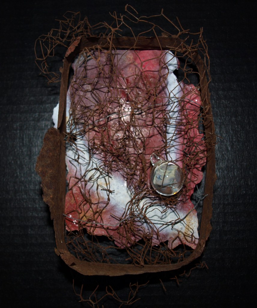 Alleys, 2015, Found materials from an E. Dayton Alley