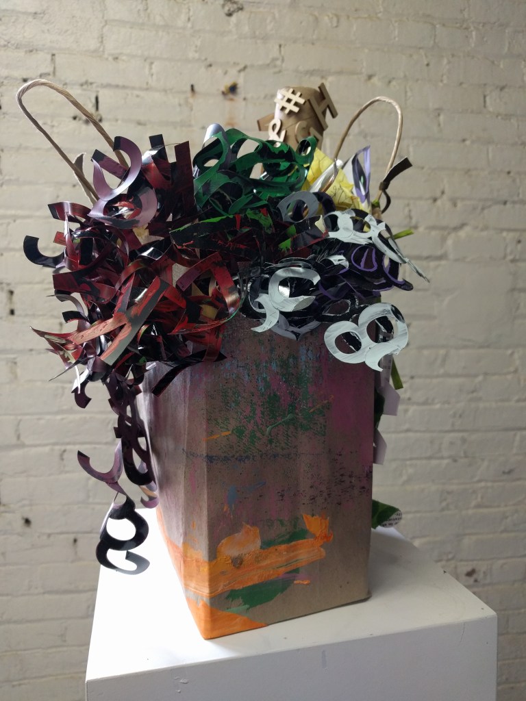 Amy's gift View 1, 2014, what Amy threw away.