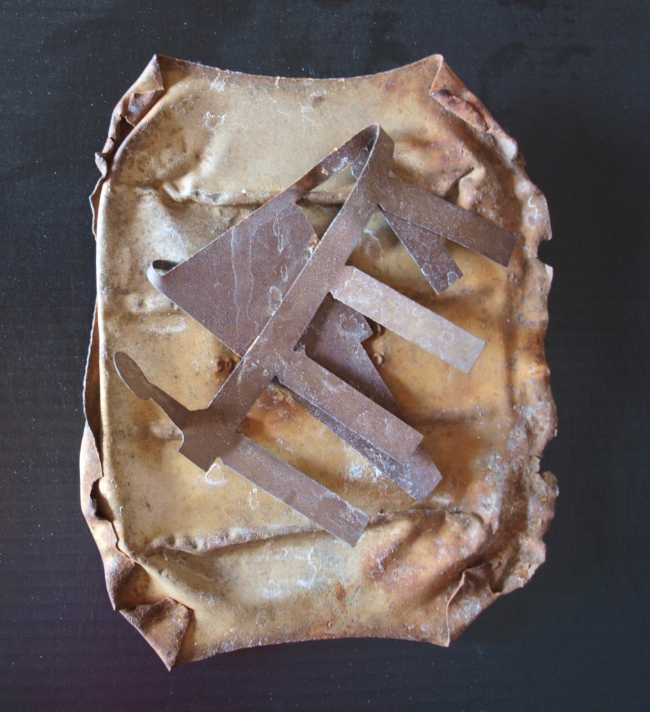 Suburban Migration, 2015, FOund materials